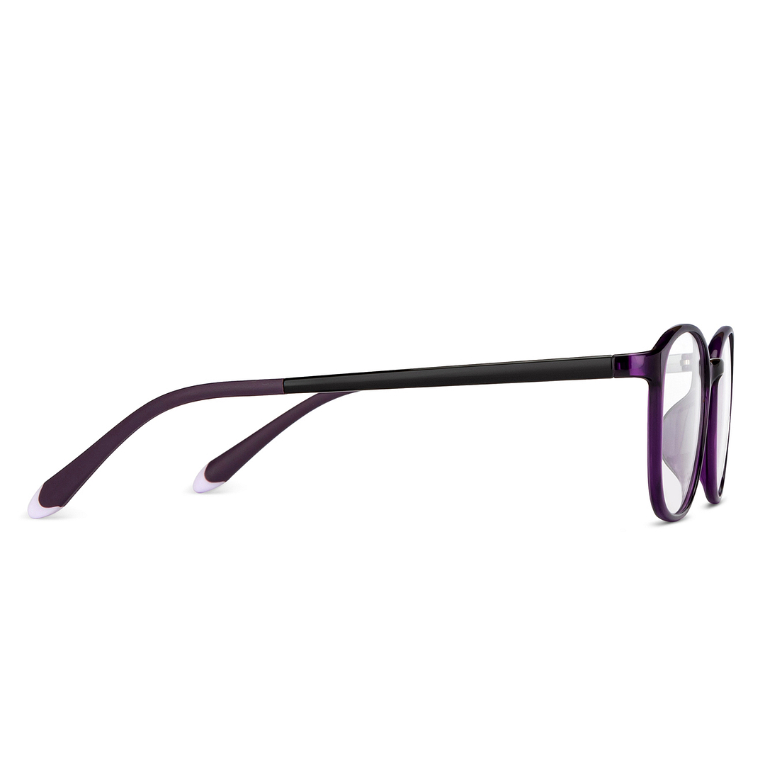 Lenskart Air Online Purple Full Rim Round left side