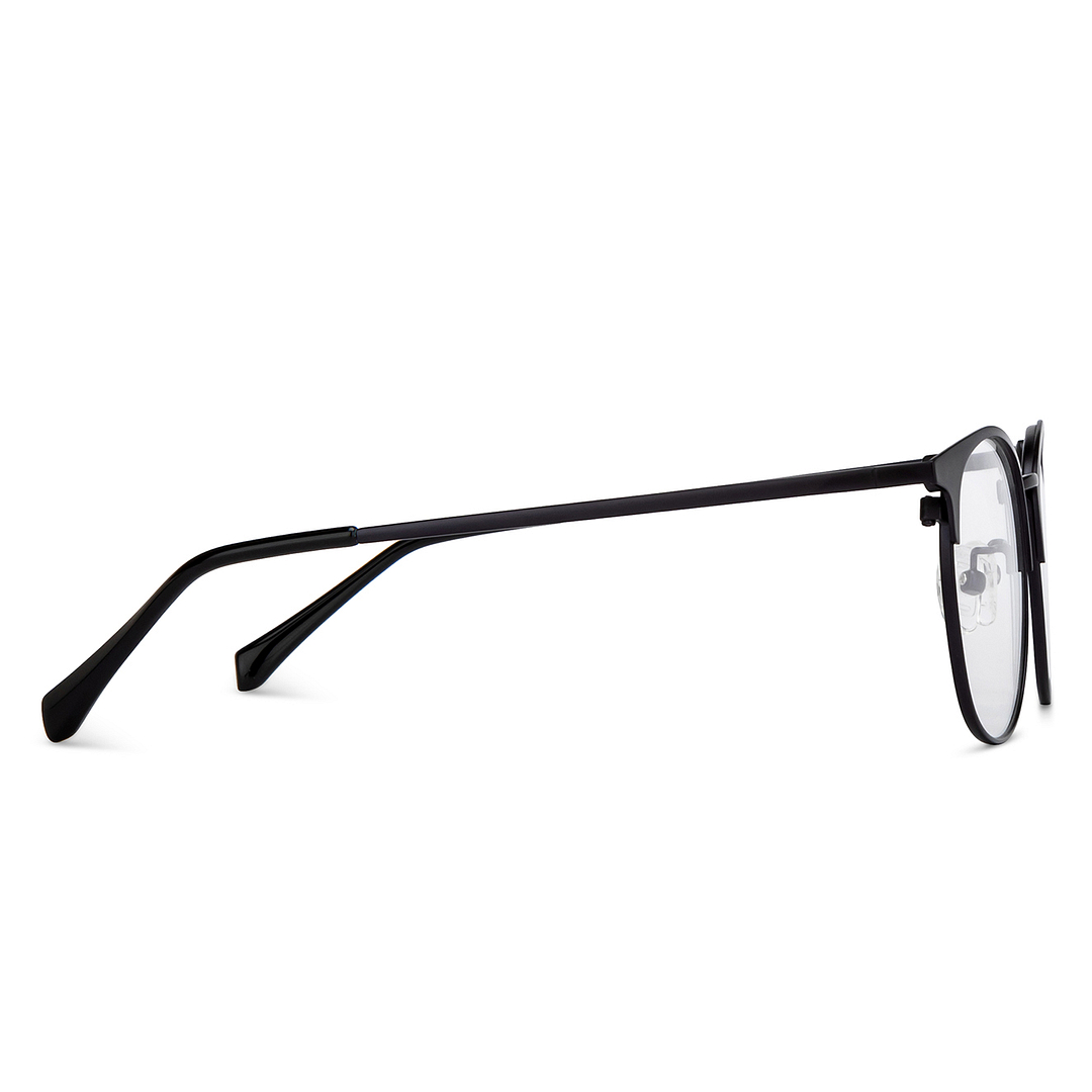 Lenskart Air Sky Blue Full Rim Round left side