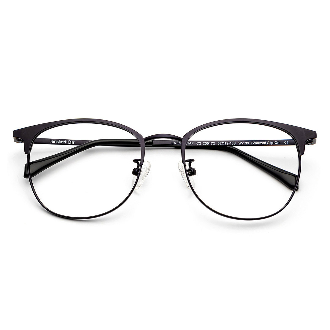 Lenskart Air Sky Blue Full Rim Round right side