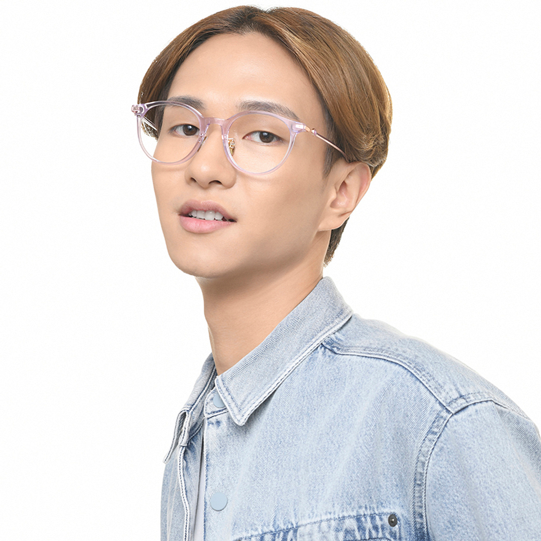 Lenskart Purple Full Rim Round right side