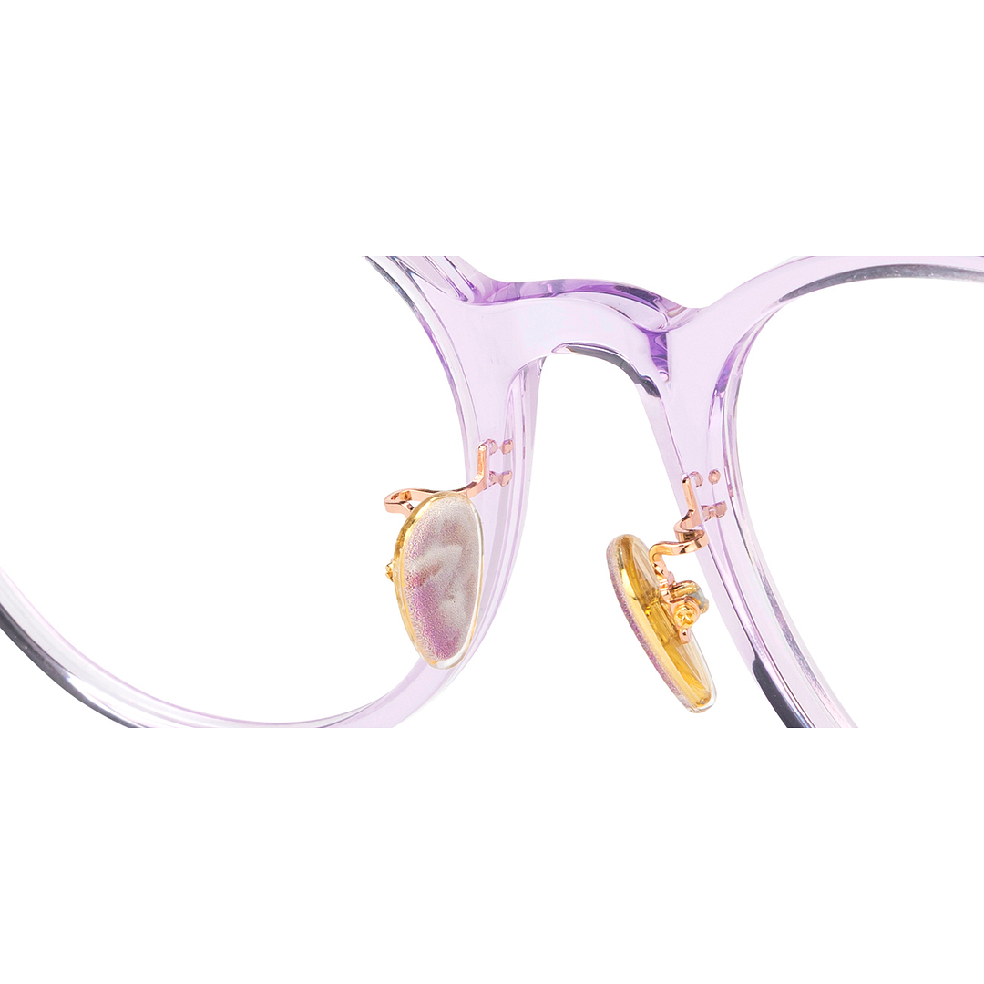 Lenskart Purple Full Rim Round left side
