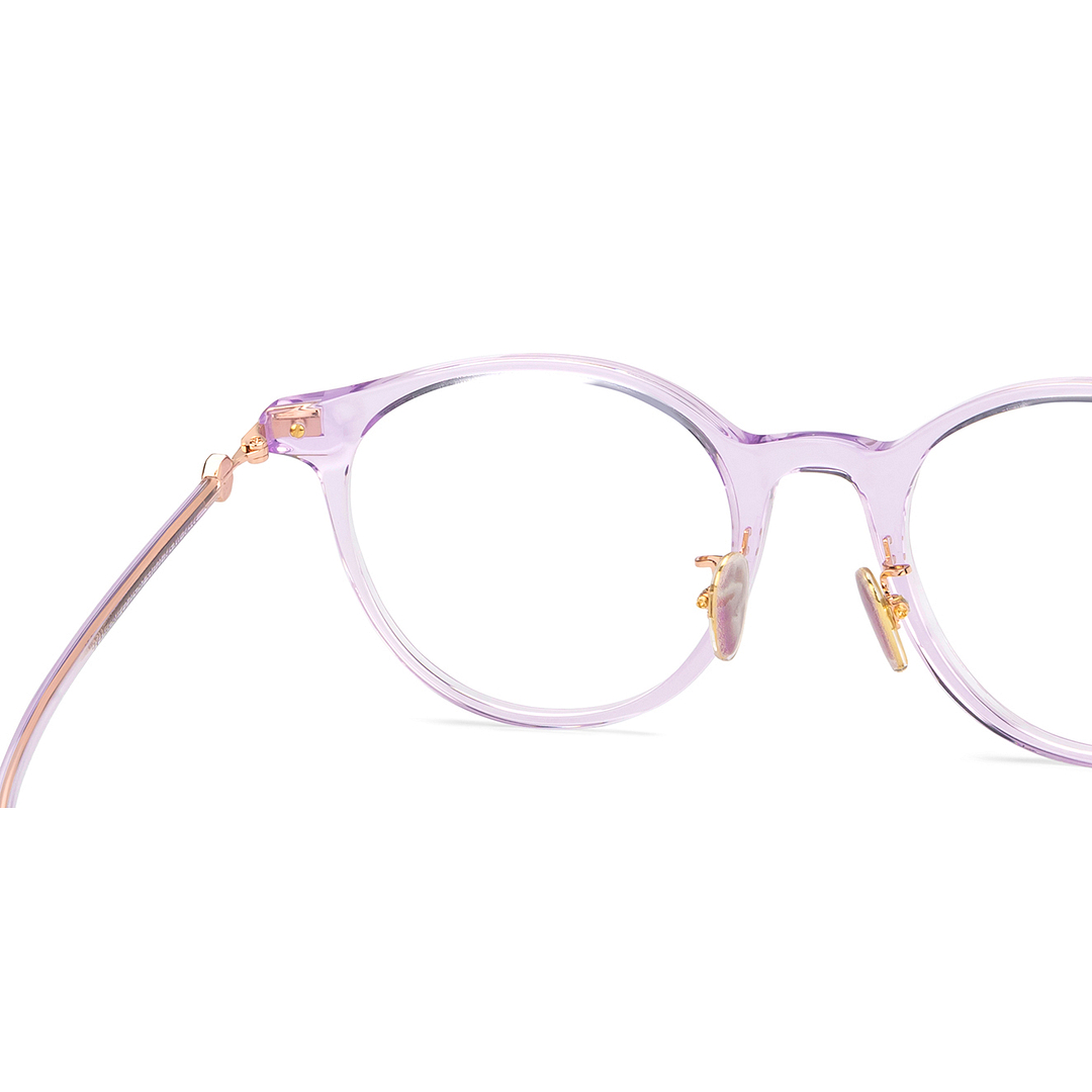 Lenskart Purple Full Rim Round right side