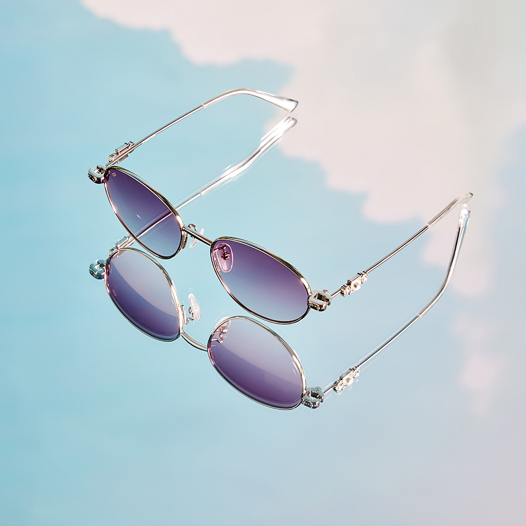 Lenskart STUDIO Silver Full Rim Round left side