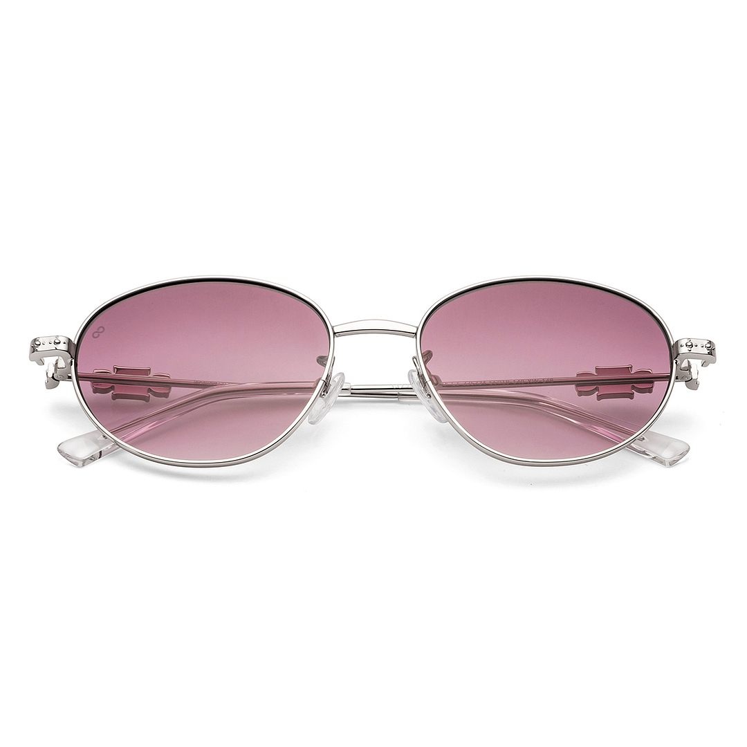 Lenskart STUDIO Silver Full Rim Round right side