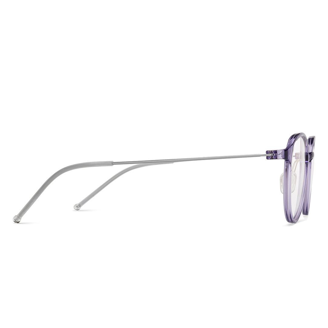 Lenskart Purple Full Rim Round left side