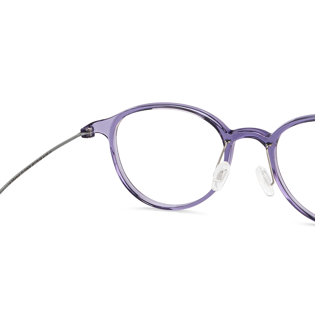 Lenskart Purple Full Rim Round right side