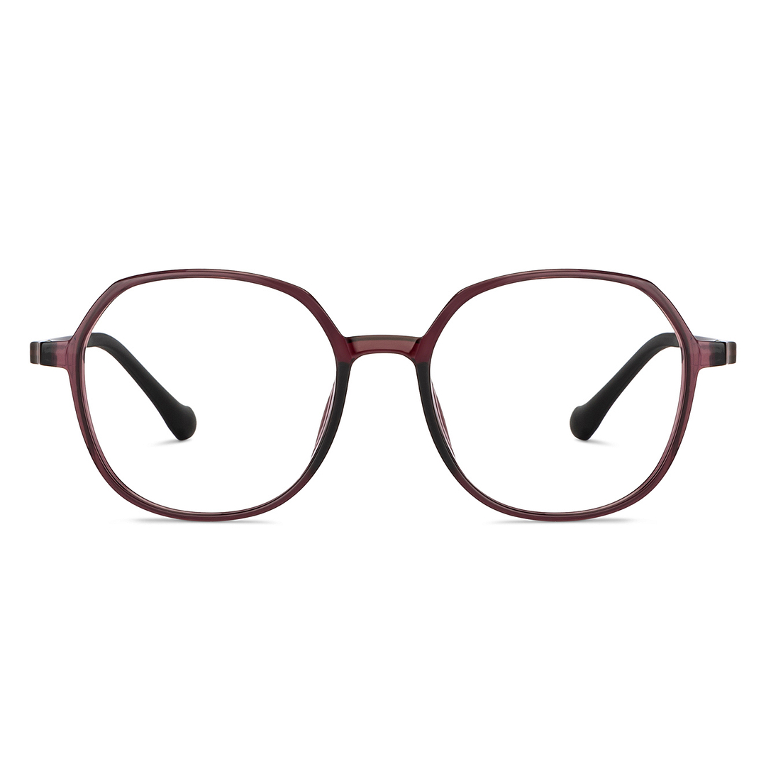 Lenskart Air Purple Full Rim Geometric right side