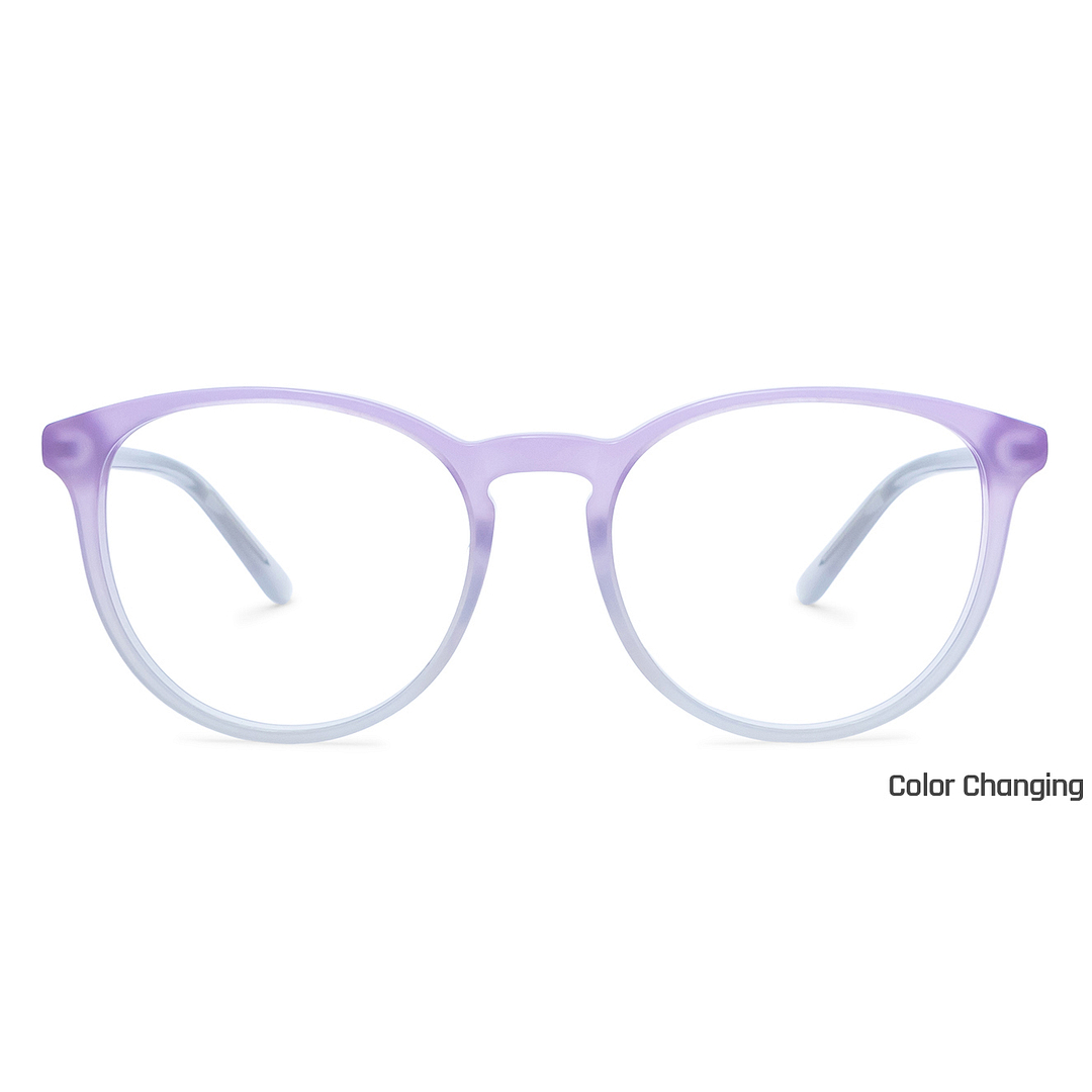 Lenskart Purple Full Rim Round right side
