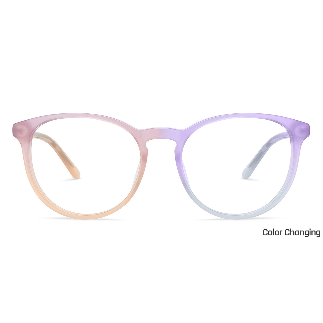 Lenskart Purple Full Rim Round right side