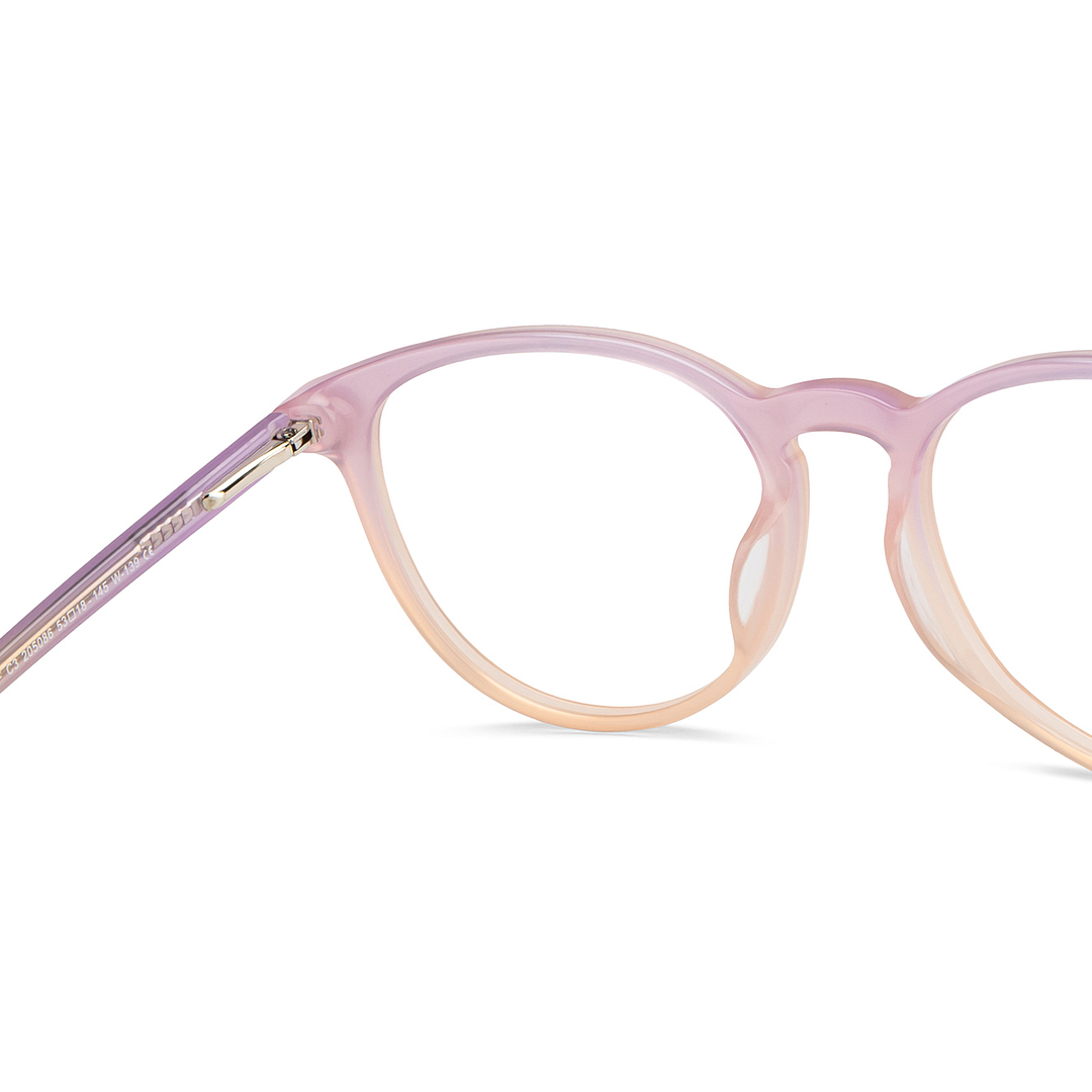 Lenskart Purple Full Rim Round right side