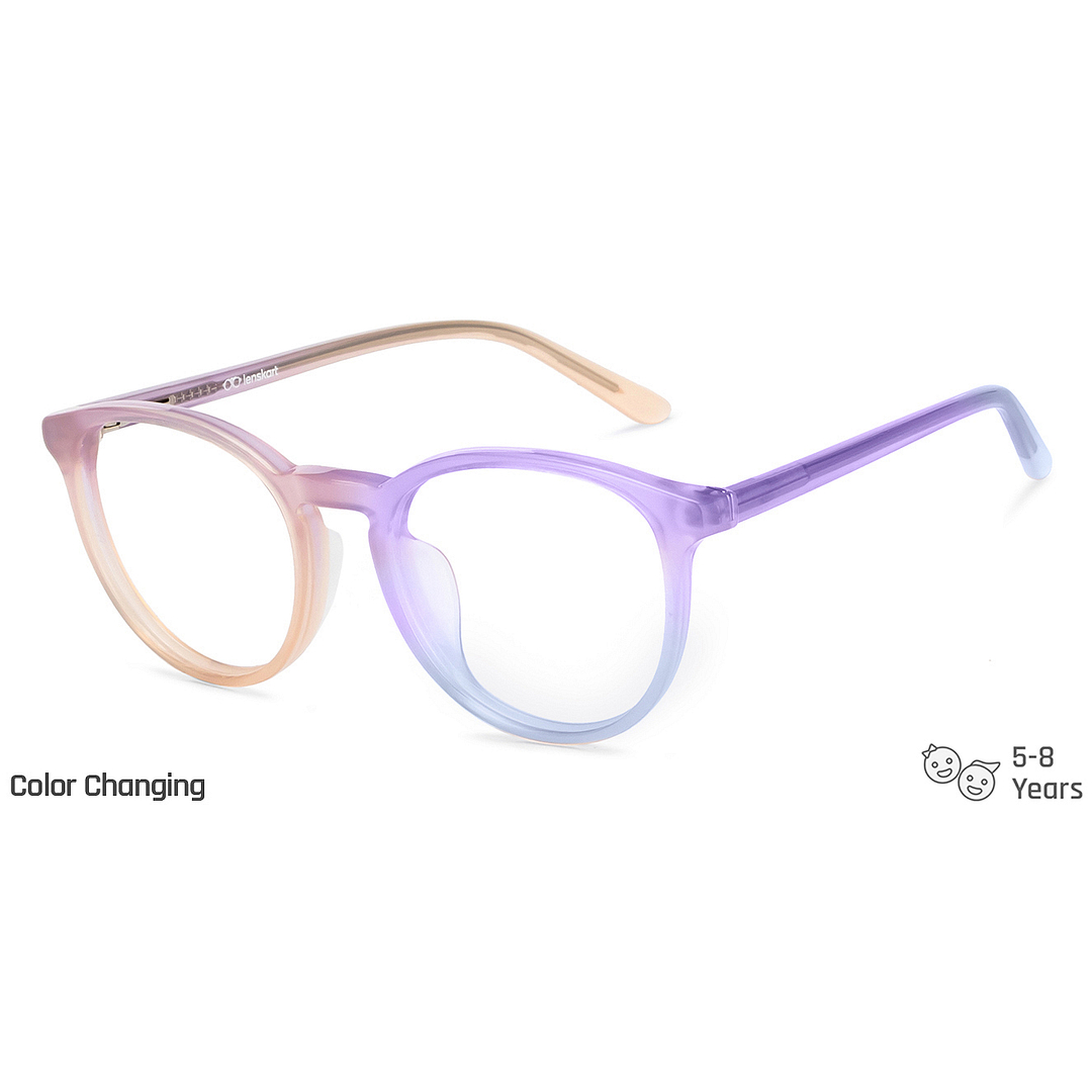 Hooper Purple Full Rim Round left side