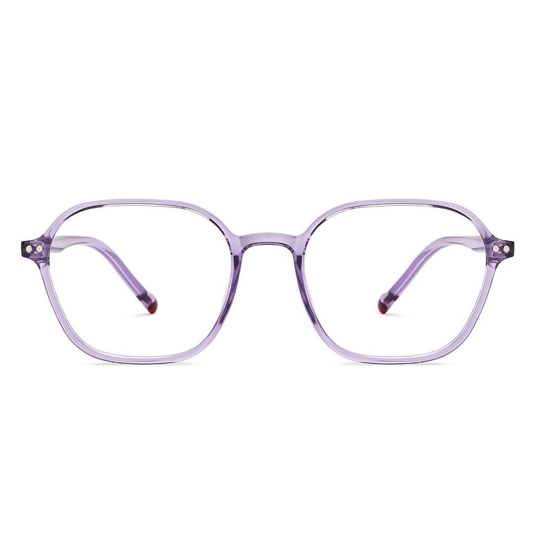 Lenskart Air Online Purple Transparent Full Rim Geometric right side