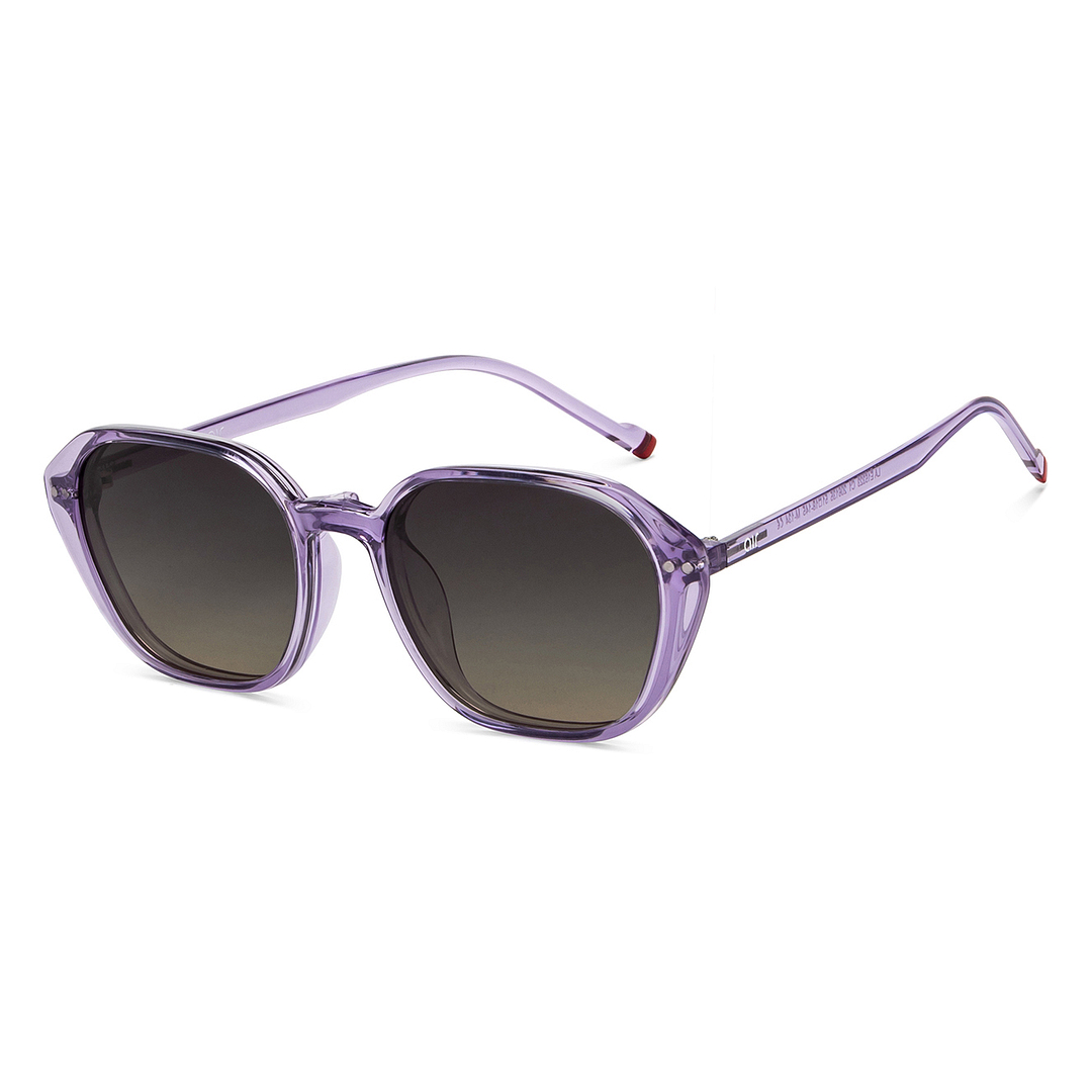 Lenskart Air Online Purple Transparent Full Rim Geometric right side