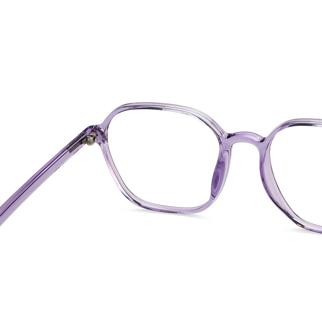 Lenskart Air Online Purple Transparent Full Rim Geometric right side