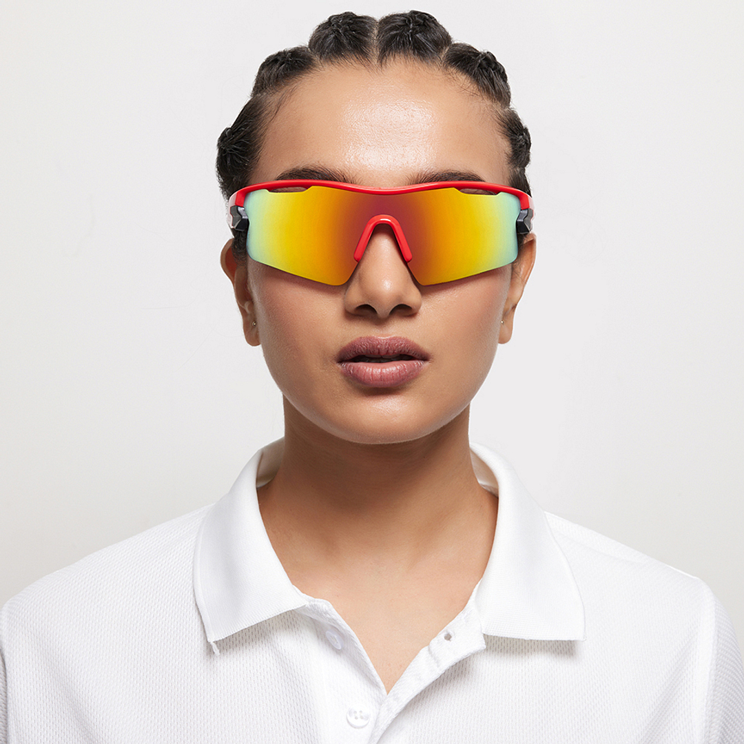 Lenskart Boost Online Pink Full Rim Square left side