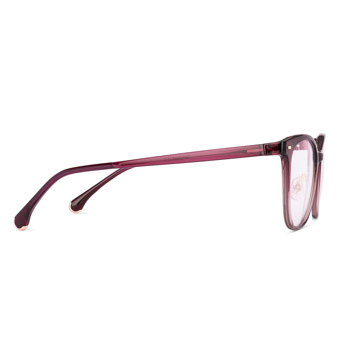 Lenskart Air Red Full Rim Cat Eye left side