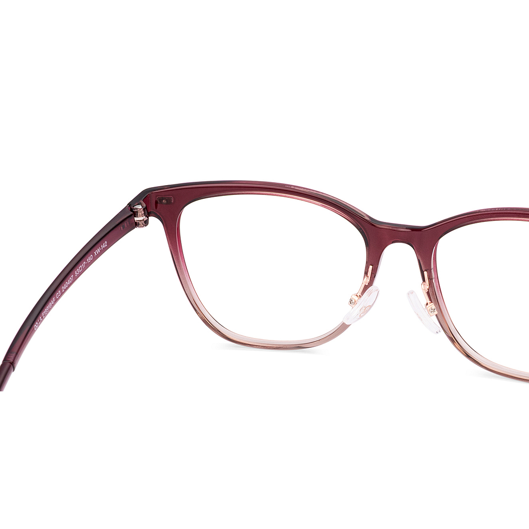 Lenskart Air Red Full Rim Cat Eye right side