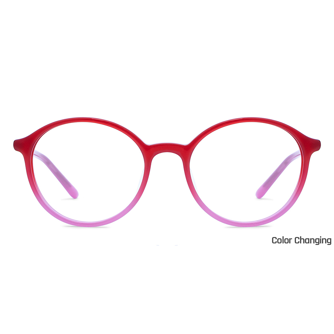 Lenskart Red Full Rim Round right side