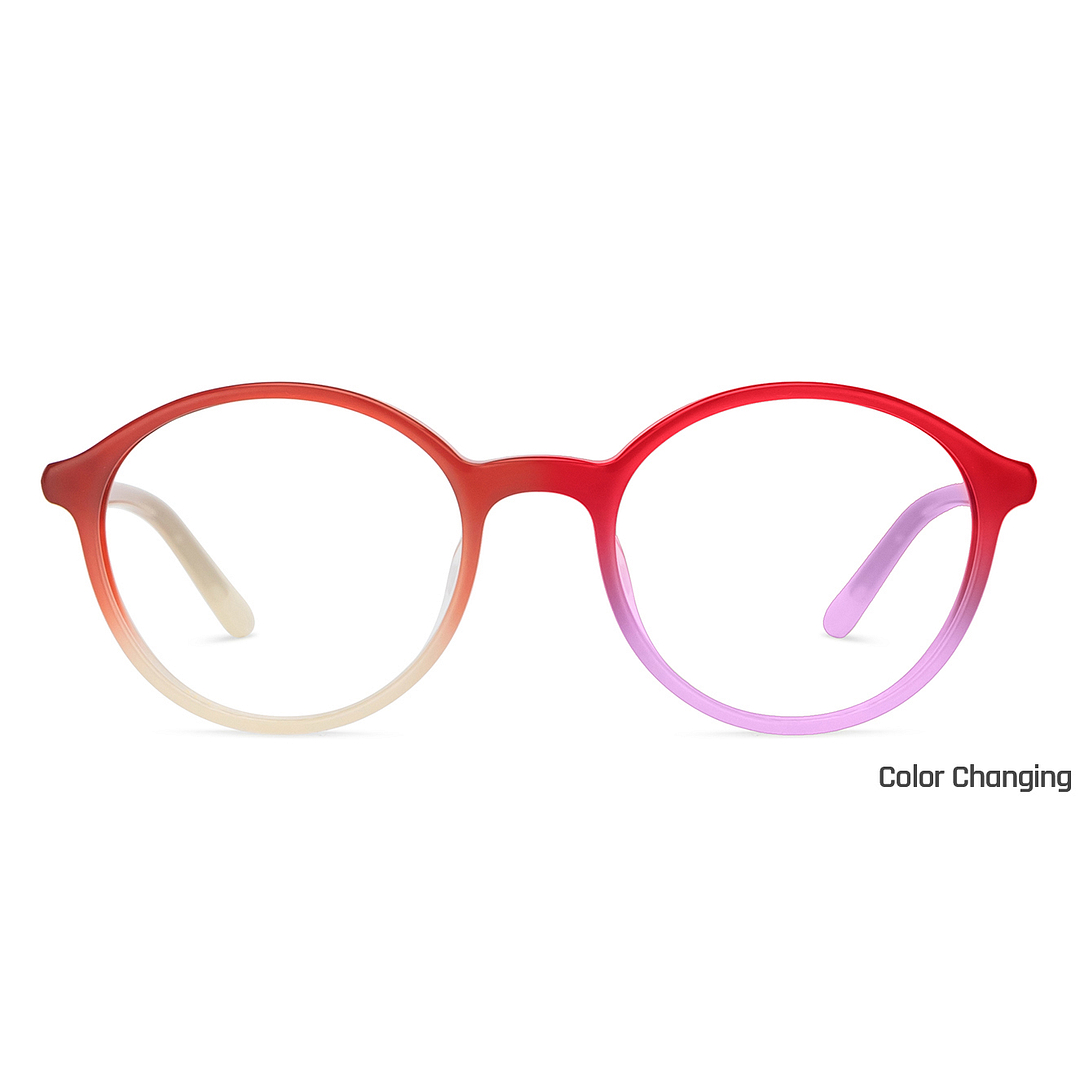 Lenskart Red Full Rim Round right side