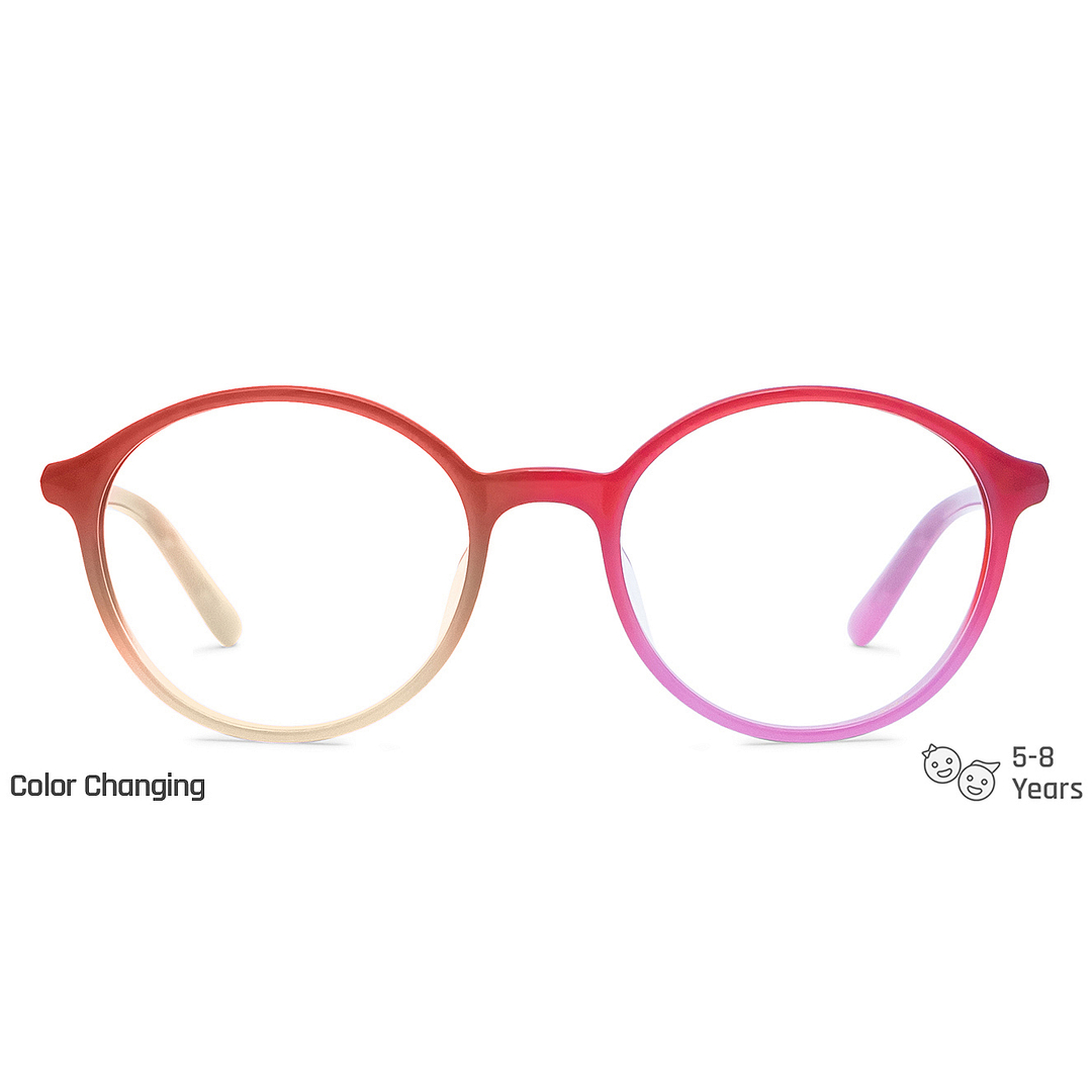 Hooper Red Full Rim Round right side