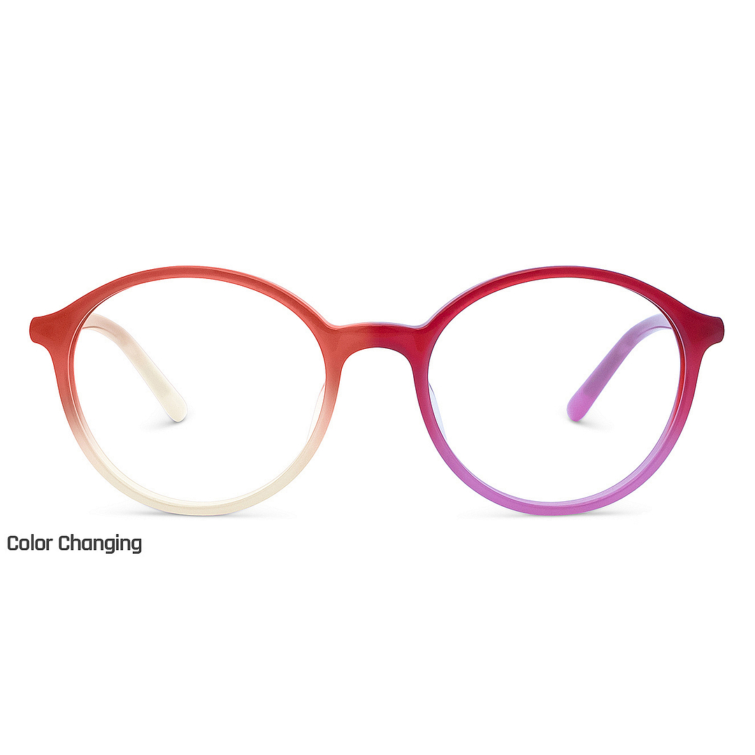 Hooper Red Full Rim Round right side