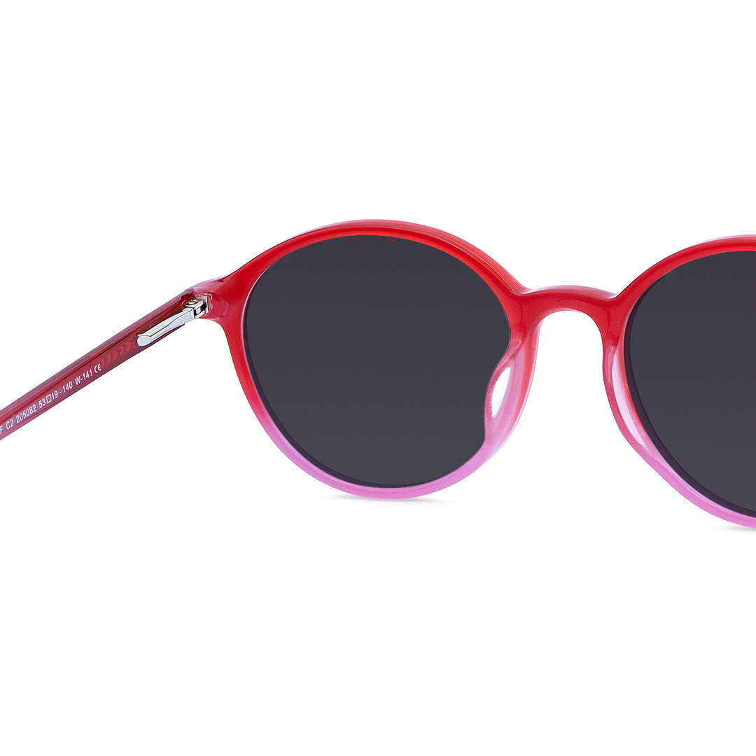 Lenskart Red Full Rim Round right side