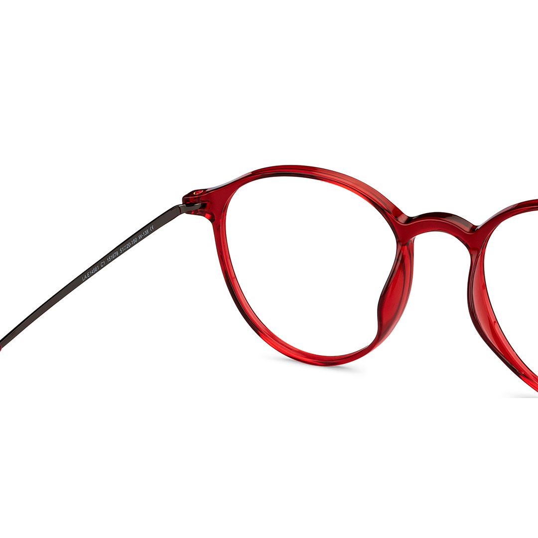Lenskart Air Online Red Full Rim Round right side