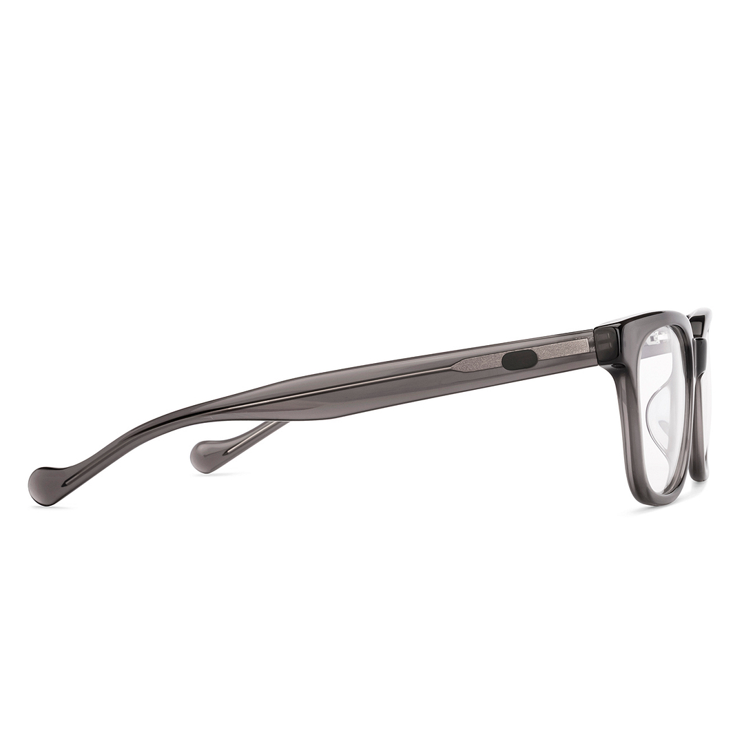 Lenskart Transparent Grey Full Rim Square left side