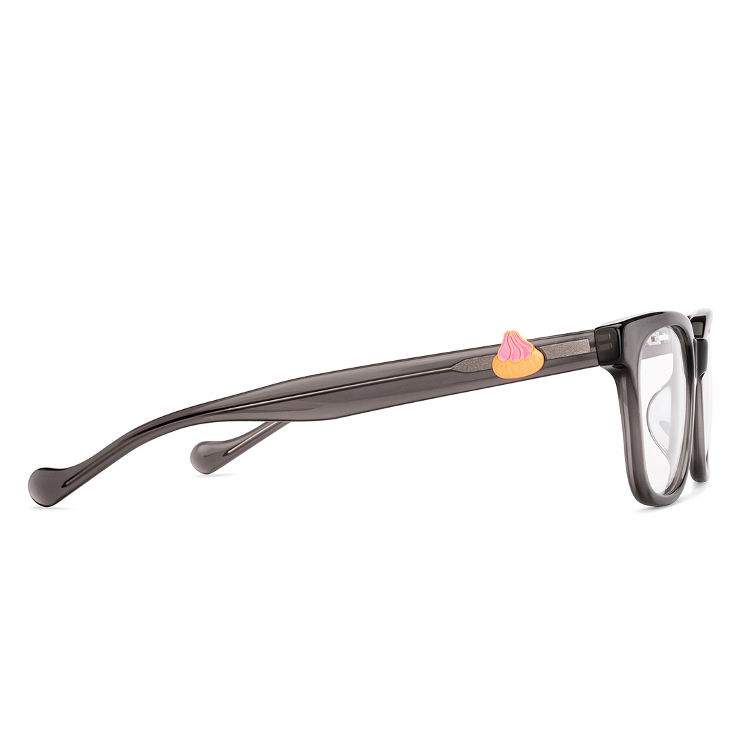 Lenskart Transparent Grey Full Rim Square right side