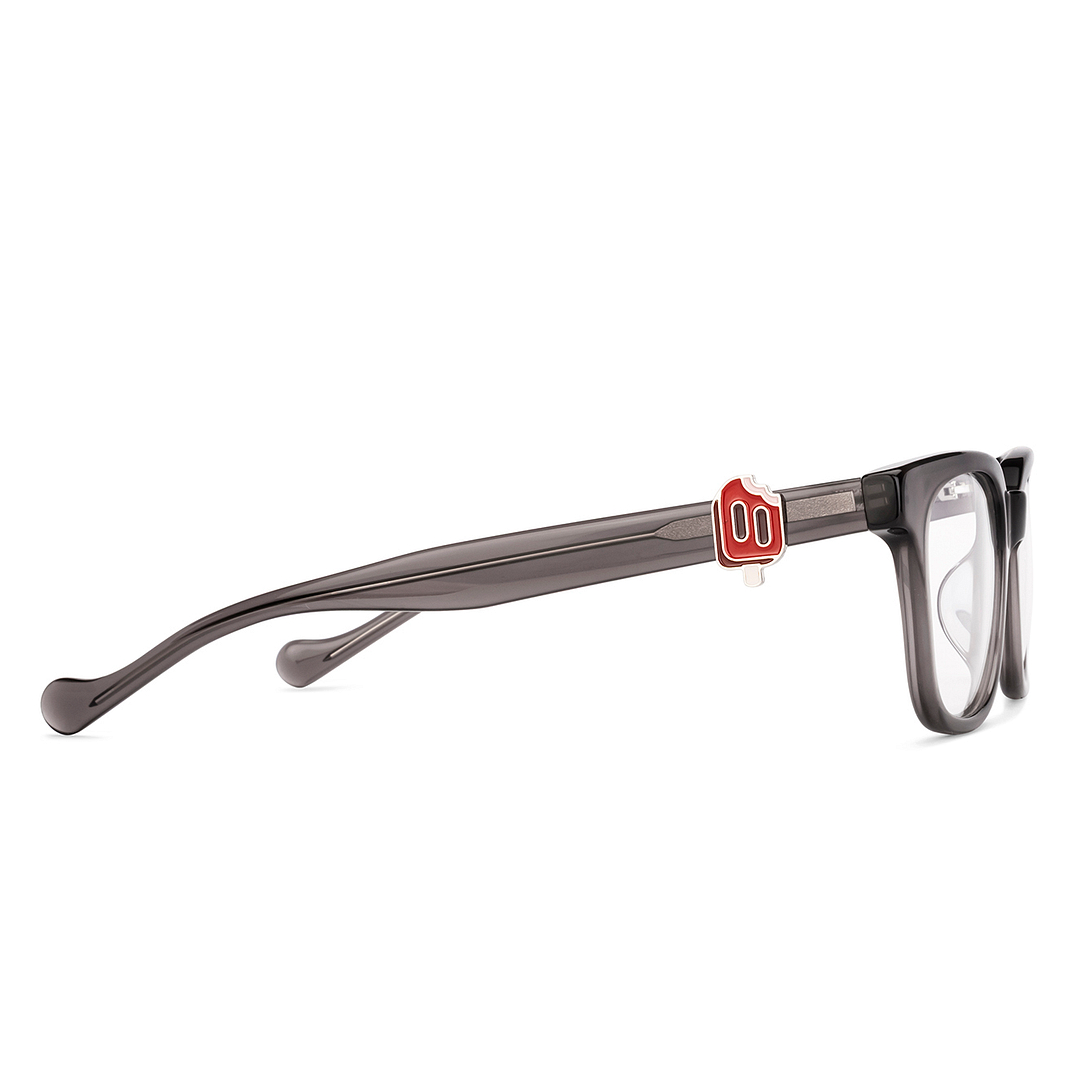 Lenskart Transparent Grey Full Rim Square right side