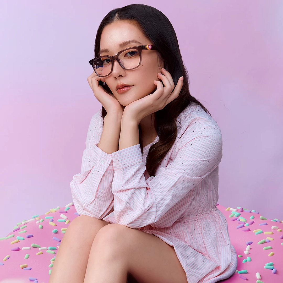 Lenskart Transparent Grey Full Rim Square right side