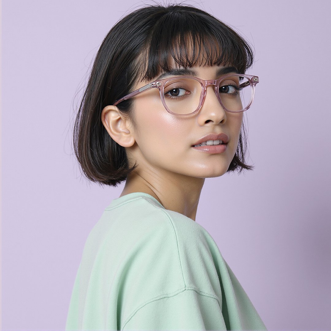 Lenskart Hustlr Rose-Ace Full Rim Square left side
