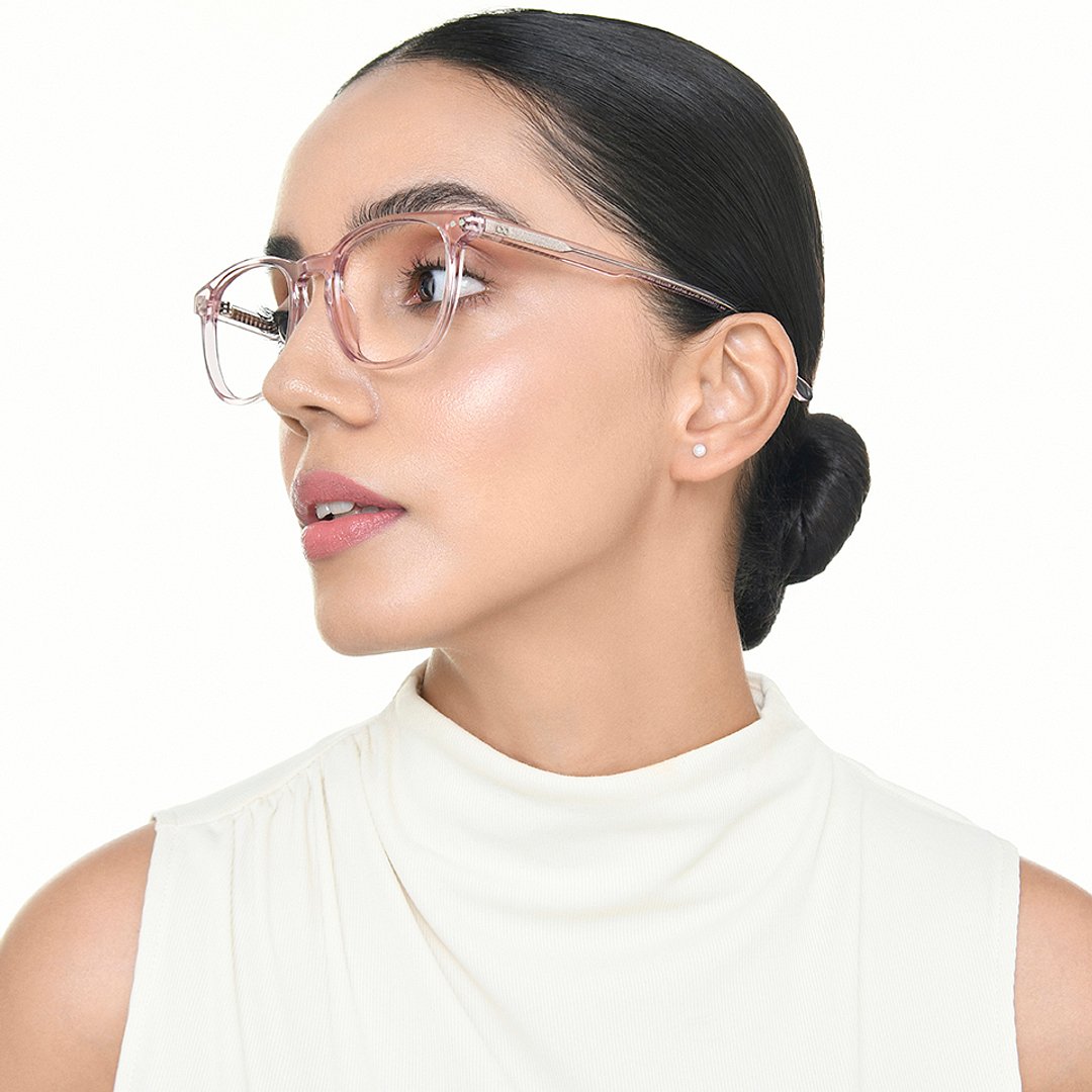 Lenskart Hustlr Rose-Ace Full Rim Square left side