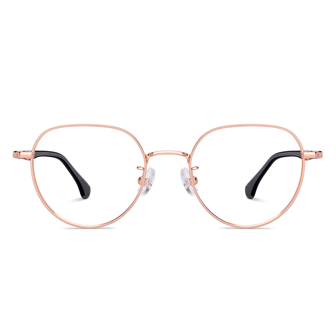 Lenskart Rose Gold Full Rim Round right side