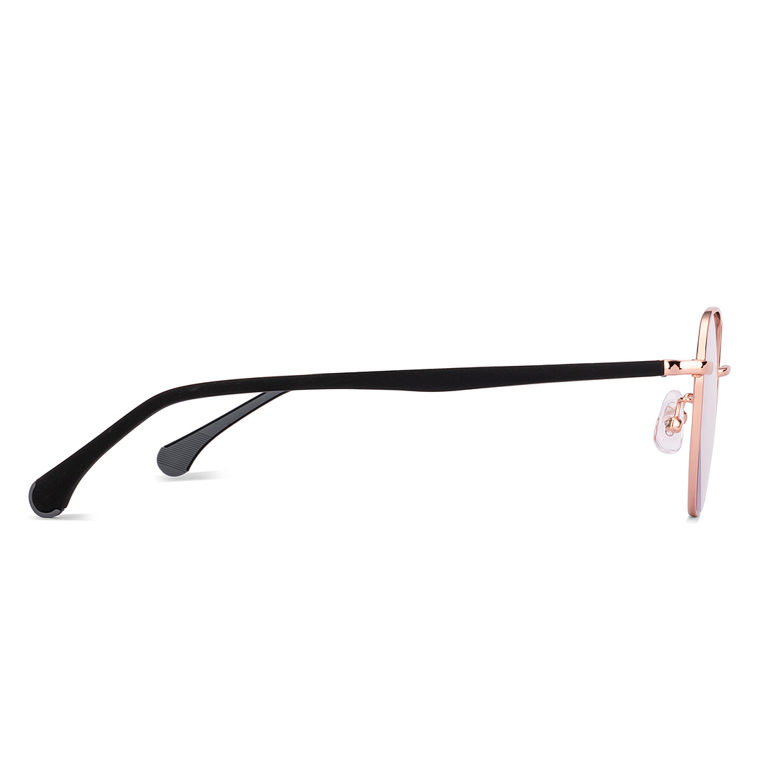 Lenskart Rose Gold Full Rim Round left side