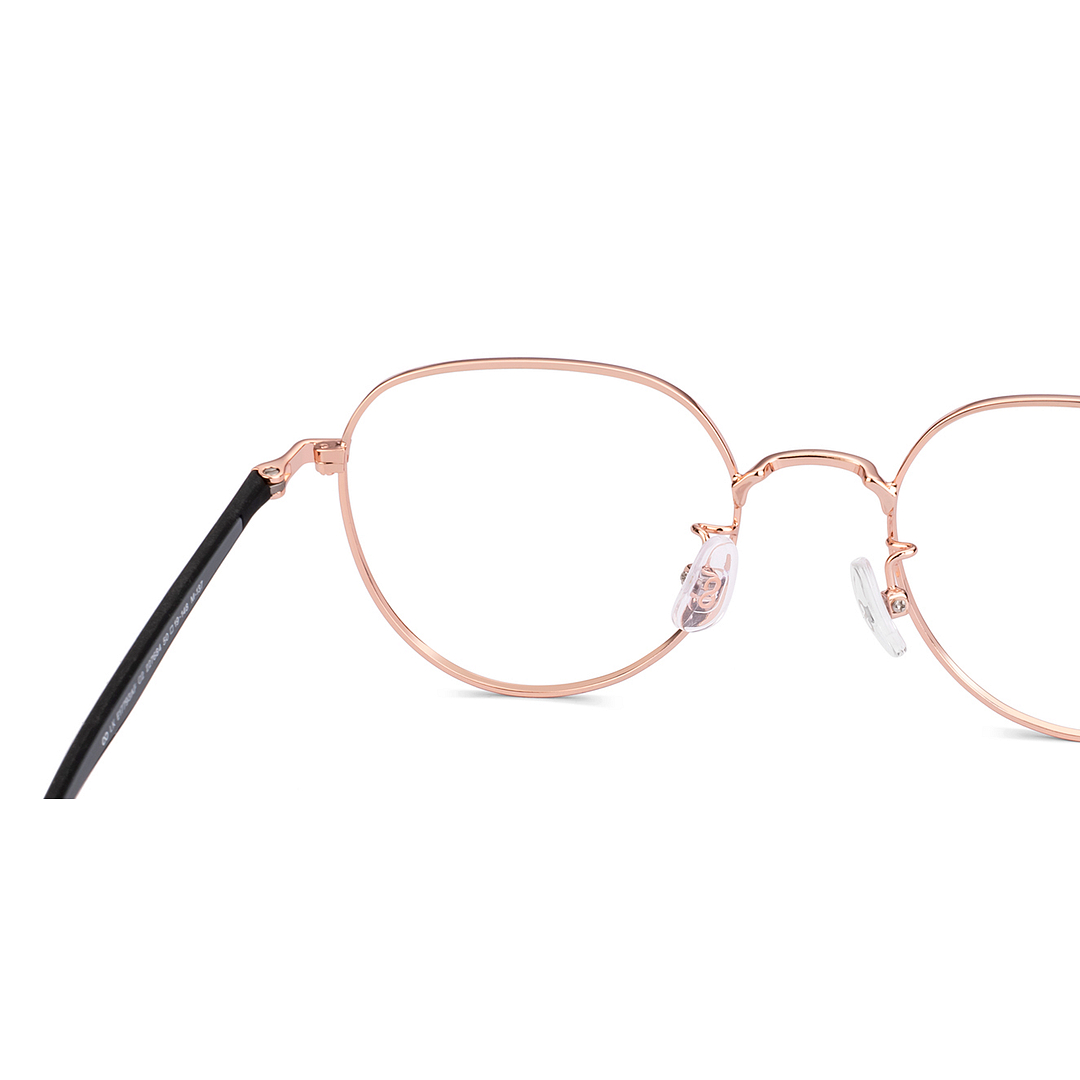 Lenskart Rose Gold Full Rim Round right side