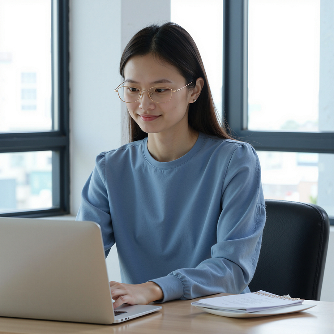 Lenskart Rose Gold Full Rim Rectangle right side