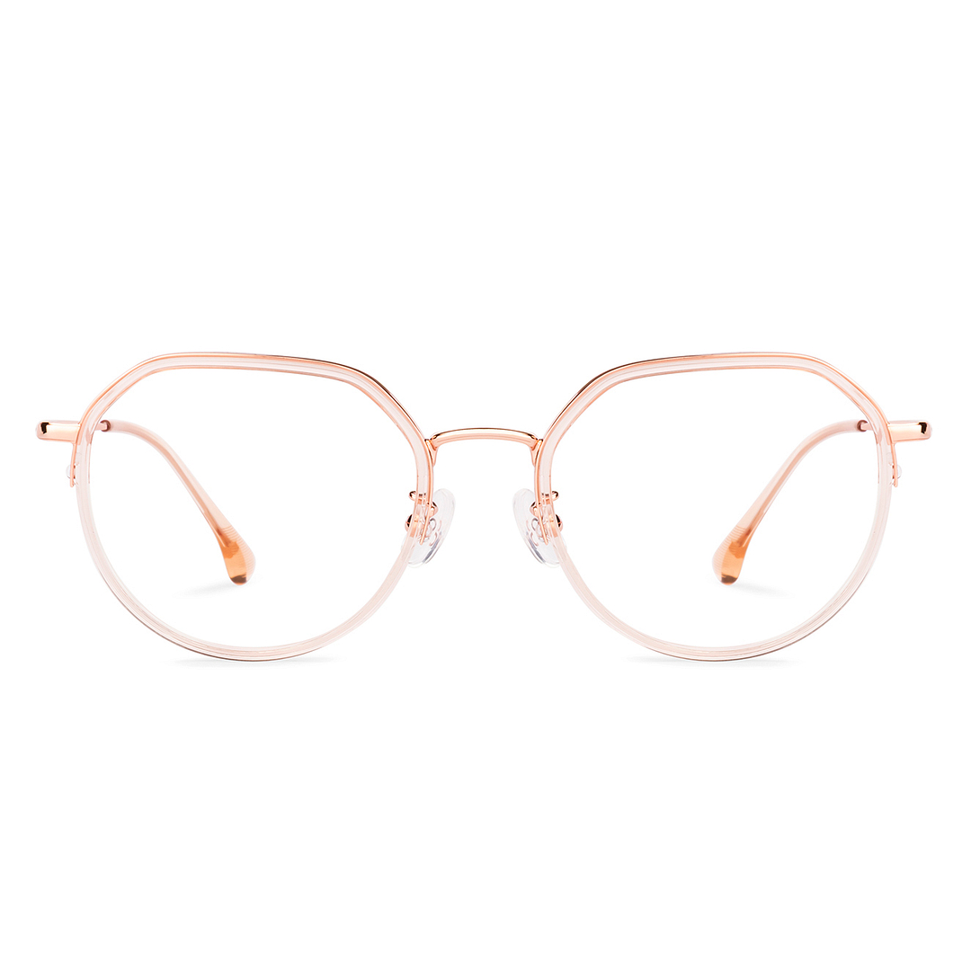 Lenskart Air Rose Gold Full Rim Round right side