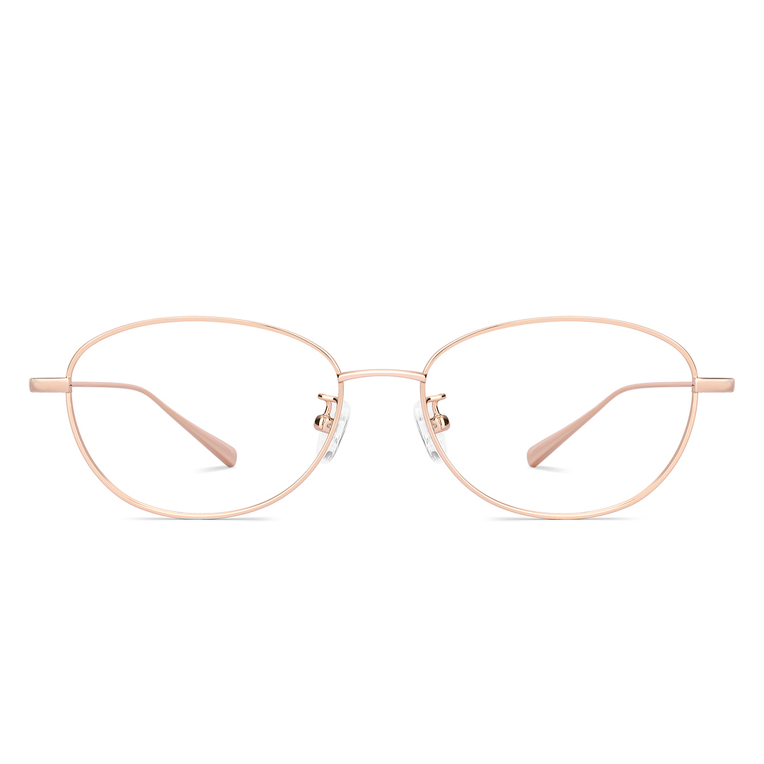 Lenskart Rose Gold Full Rim Round right side