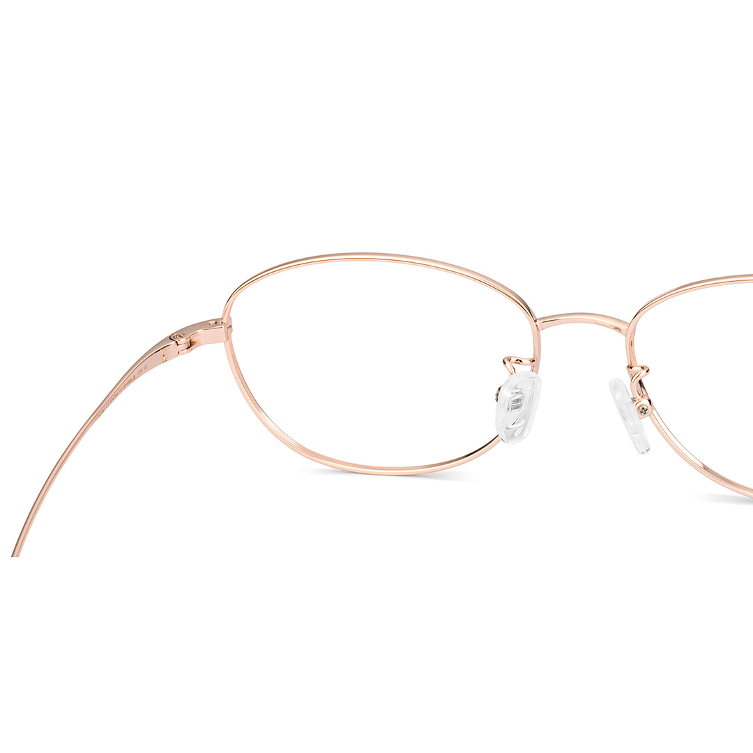 Lenskart Rose Gold Full Rim Round right side
