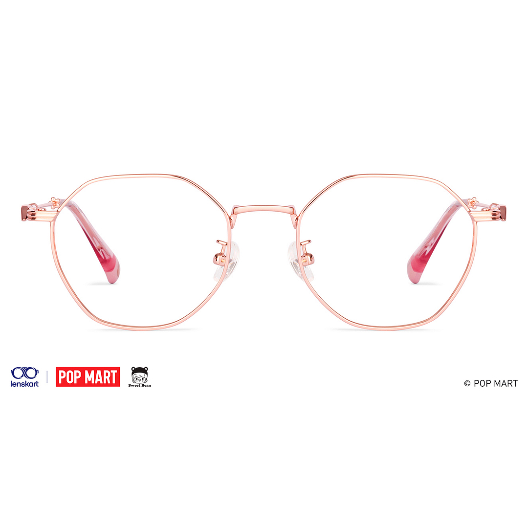 Lenskart Rose Gold Full Rim Round right side