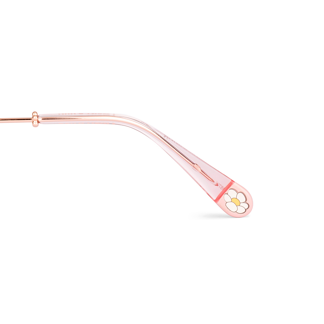 Lenskart Rose Gold Full Rim Round left side