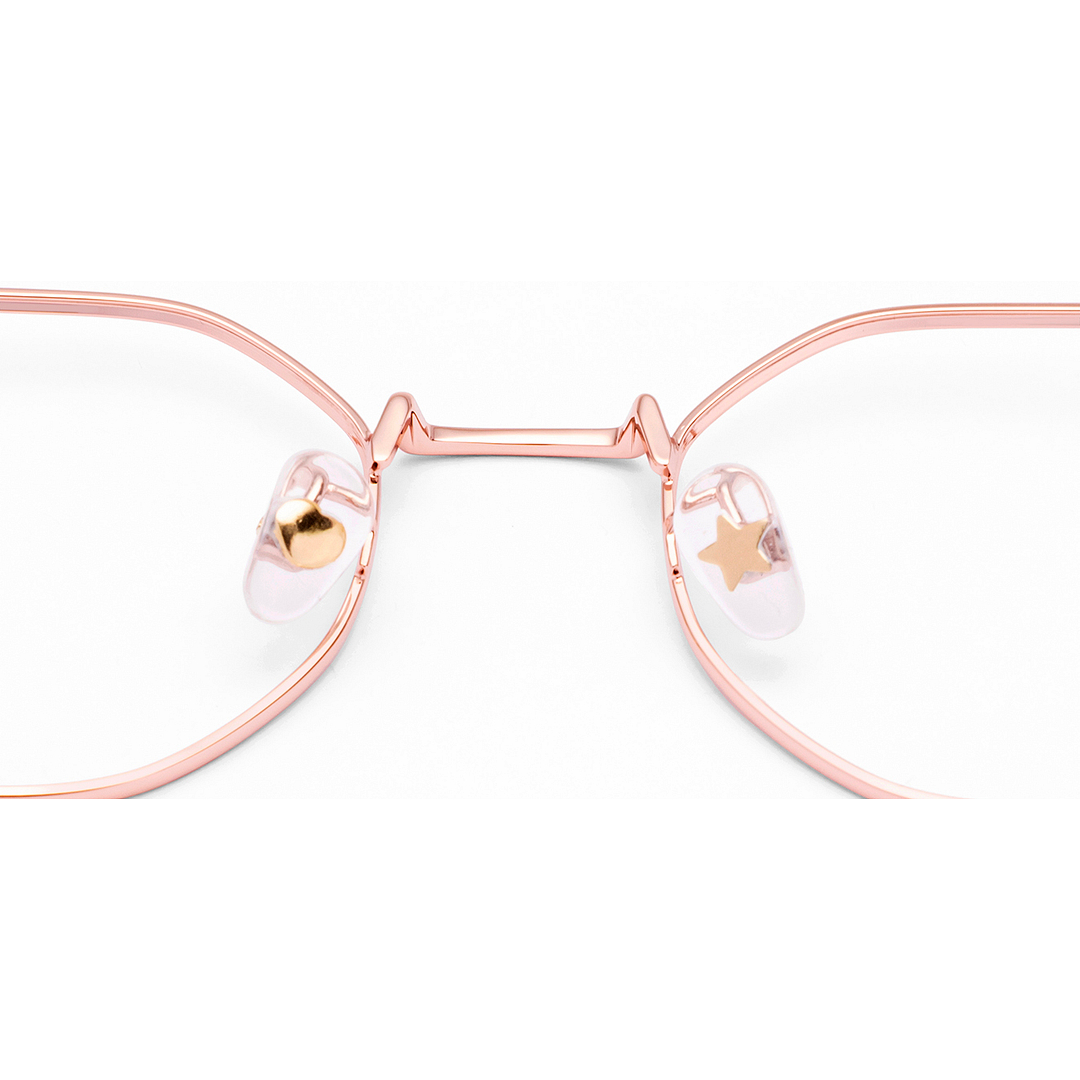 Lenskart Rose Gold Full Rim Round right side