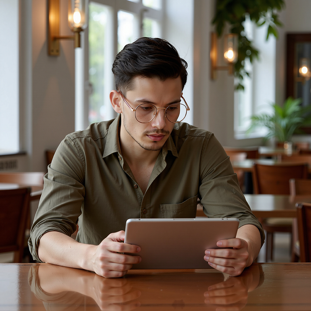 Lenskart Rose Gold Full Rim Round left side