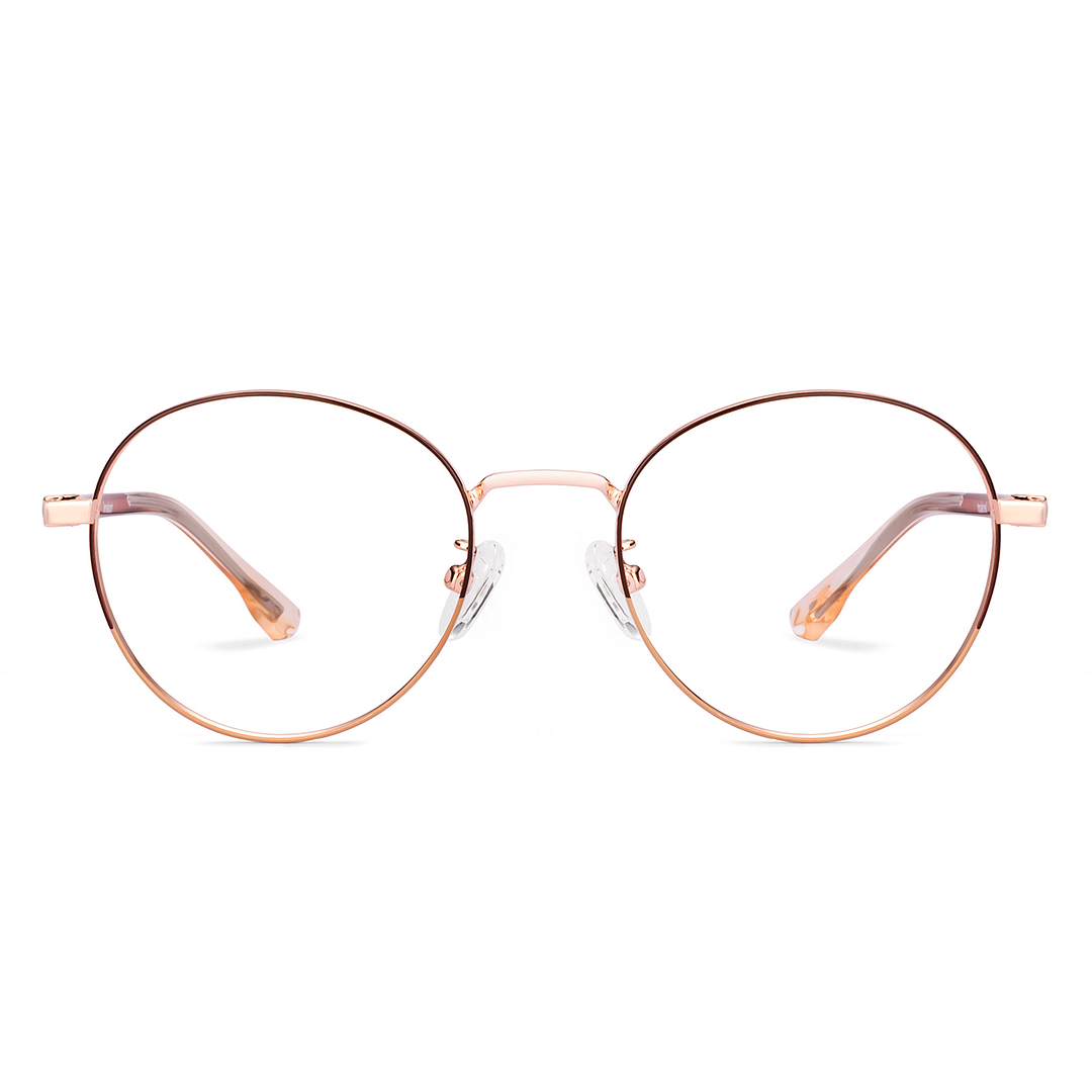 Lenskart Rose Gold Full Rim Round right side