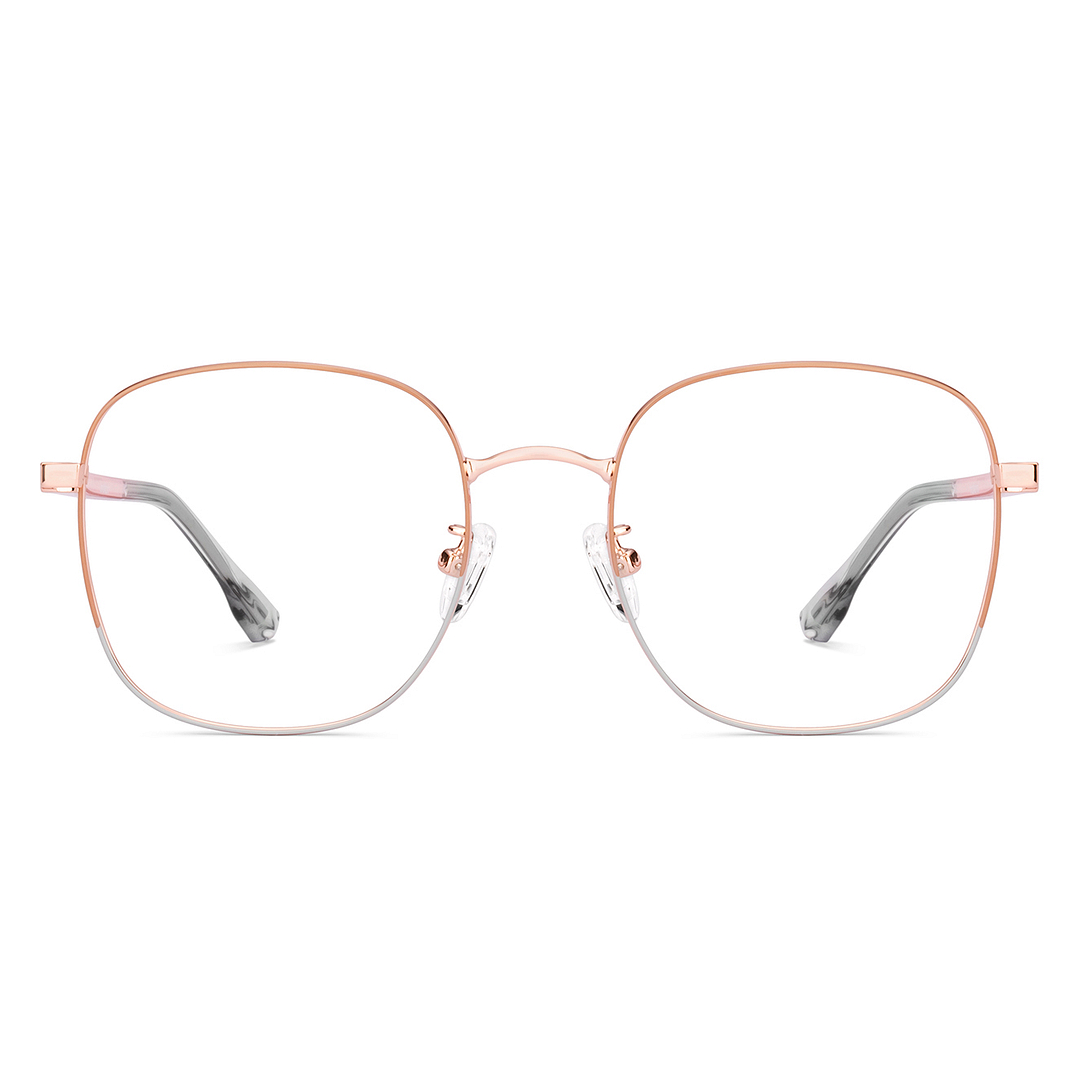 Lenskart Rose Gold Full Rim Square right side
