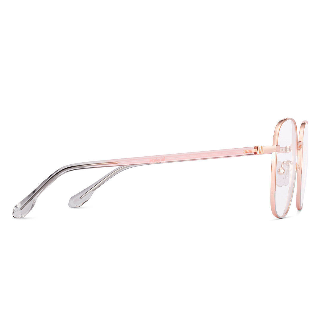 Lenskart Rose Gold Full Rim Square left side