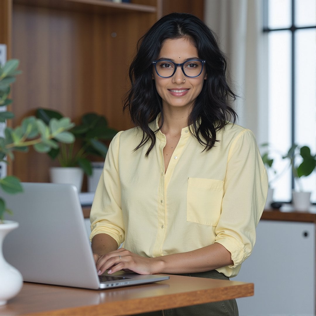 Lenskart Hustlr Sapphire-Ace Full Rim Square right side