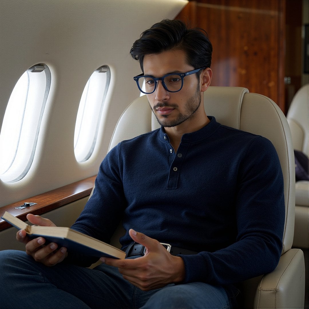 Lenskart Hustlr Sapphire-Ace Full Rim Square right side