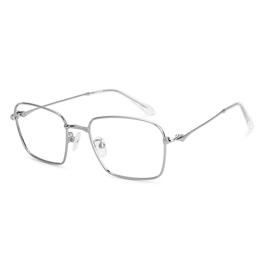 Lenskart Silver Full Rim Square right side